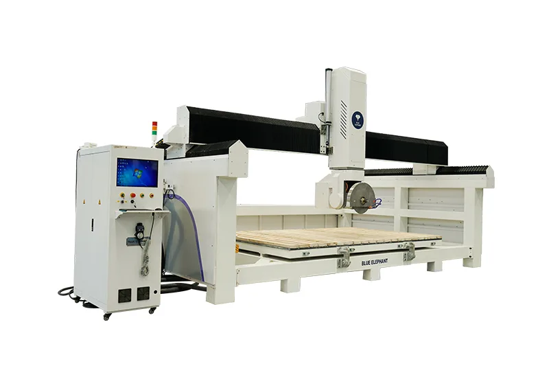 Newest 5 Axis CNC Stone Cutting Bridge Saw