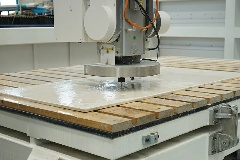 Newest 5 Axis CNC Stone Cutting Bridge Saw2