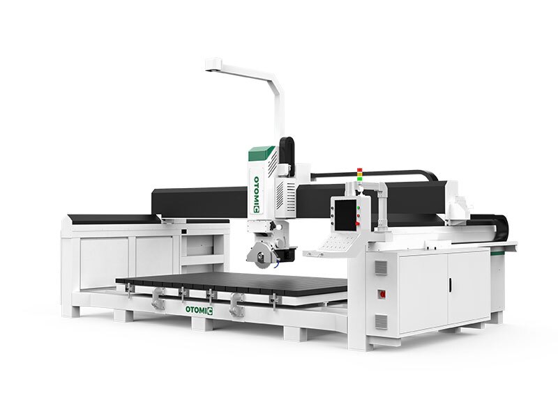 Scie à pont commerciale à 4 axes Machine de découpe et de polissage de dalles de granit CNC