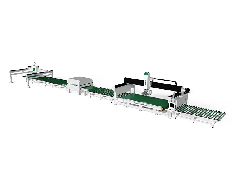 Machine de découpe automatique de dalles de granit, scie à pont à 5 axes, ligne de production à vendre